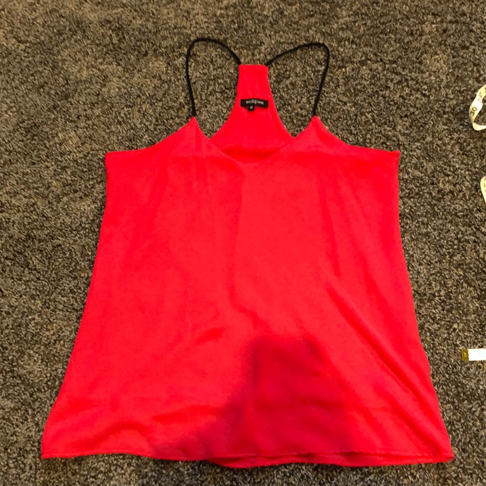 Eclipse Size M chiffon racer back top